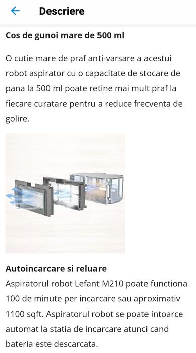 Robot de aspirare Lefant