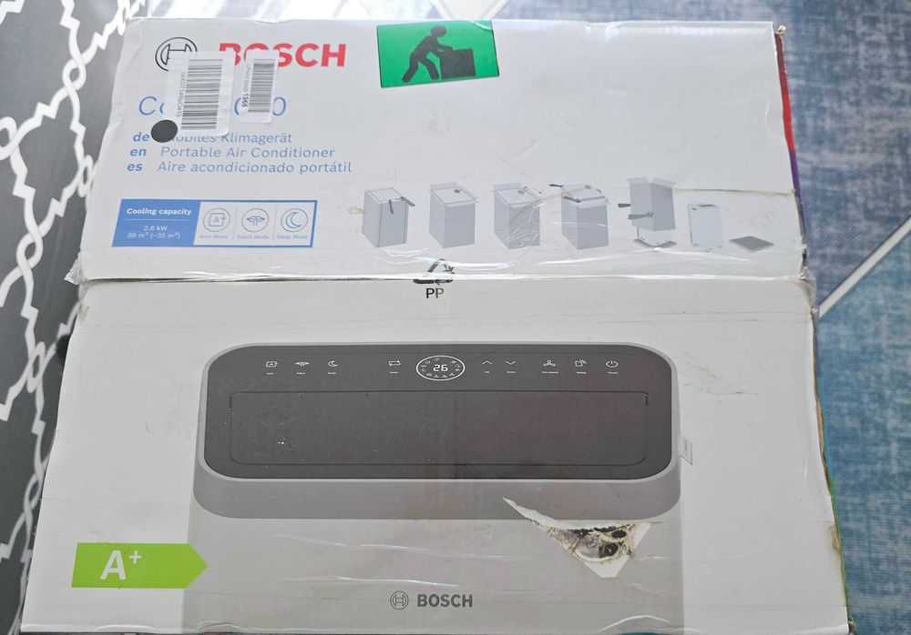 Aparat de aer conditionat mobil Bosch Cool 5000, 12000 BTU, 35 m², A+