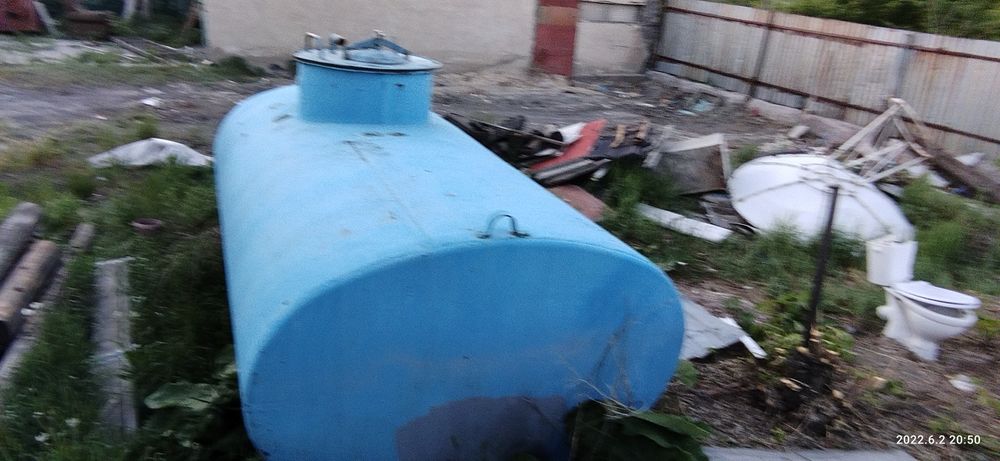 Бочка для воды металлическая