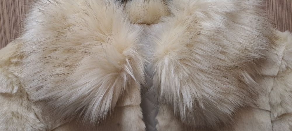 палто изкуствен косъм