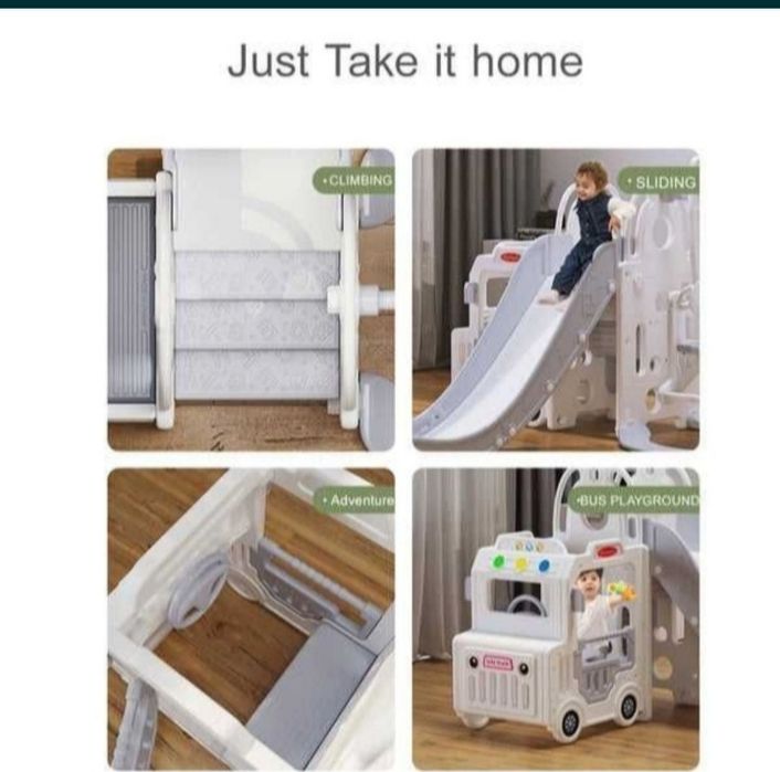 Даставка бесплатная. Детская игровая площадка горка и качели 5в1 .