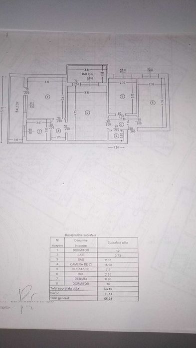 Apartament 3 camere, 66 m², etaj 2/4 – gata de mutat, zonă liniștită, aproape de Palas