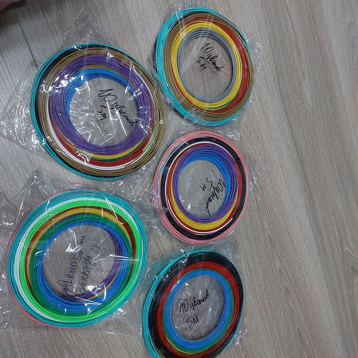 Пластик для 3д ручек + трафарет