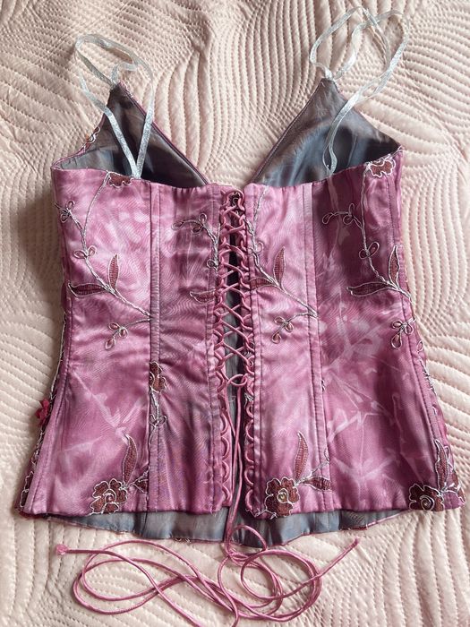 Corset elegant din organza