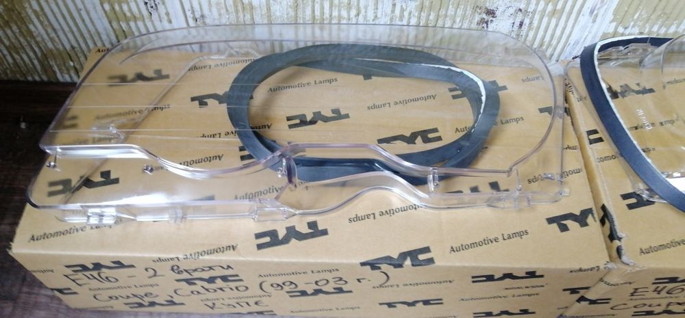 E46 coupe cabrio BMW капак фар стъкло фарове БМВ купе 99 - 03 , 2 вр