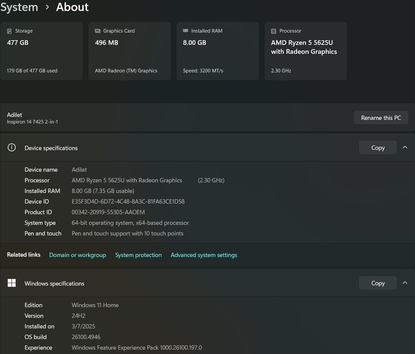 Dell Inspiron 14 2 in 1