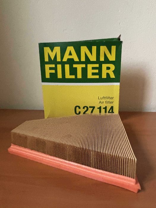 Въздушен филтър MANN-FILTER с номер C 27 114 за BMW 3 (E90) 325 xi