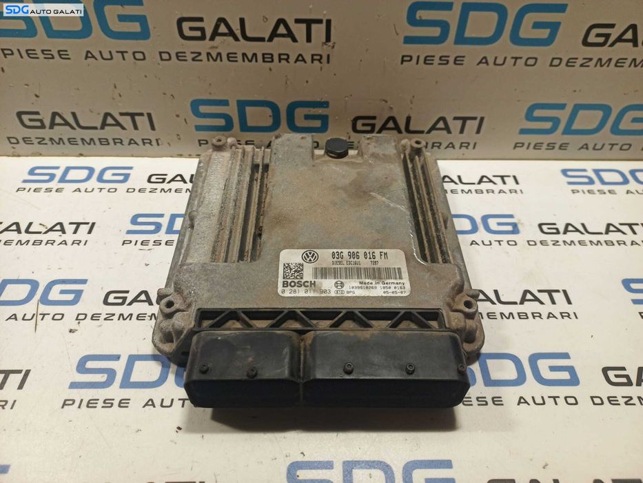 ECU Calculator Motor Audi A3 8P 2.0 TDI 2004 - 2012 Cod 03G906016FM 0281011903 [L0720] [L0721]