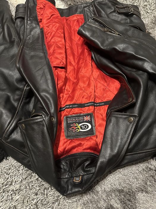 Geaca piele Biker City of Leather 3XL