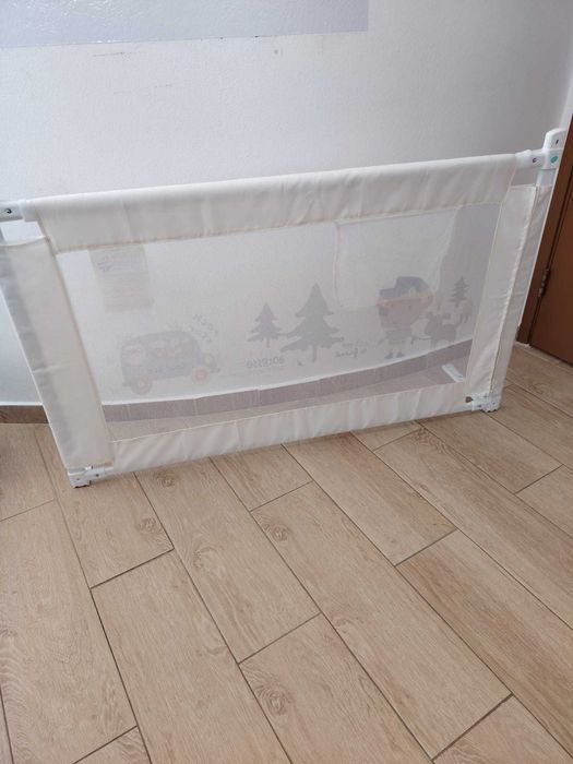 Barieră protecție pat copil 120 cm