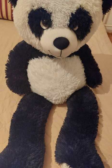 Плюшена Панда  с дрехи / 100 см.