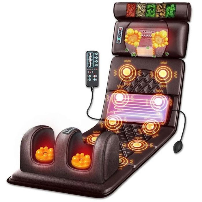 Масажен матрак с вибрационно отопление и масаж на краката – Пълна рела