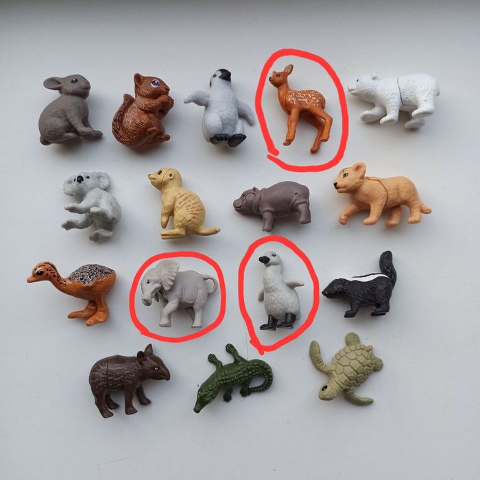 Фигурки киндер игрушки