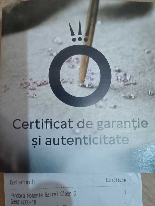 Brătara argint, Pandora, cu talisman în forma de pește