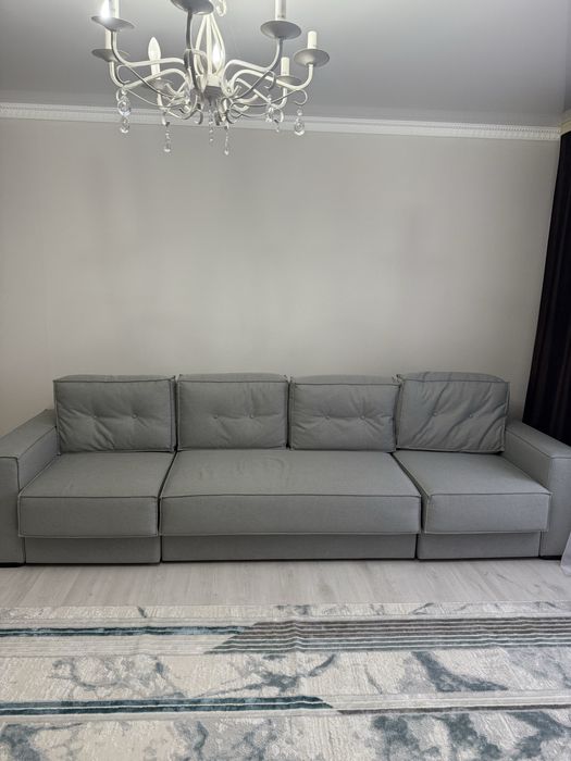 Продаётся серый диван в хорошем состоянии
