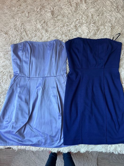 Сини рокли Villa и Forever 21, размер XS/S