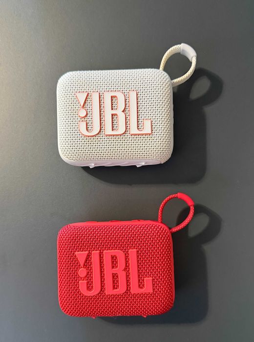 Boxa portabila JBL Go 4 Bluetooth IP67 - 2 bucati, rosie si gri, pret pe bucata, reducere la pachet