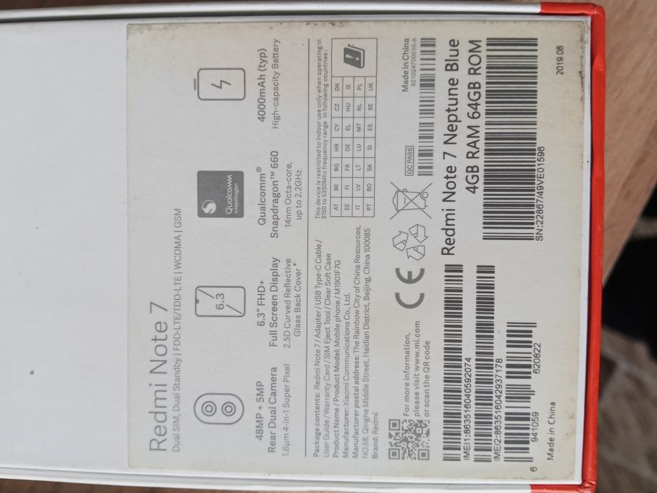 Смартфон Redmi note 7