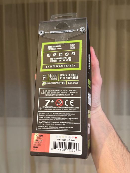 Kendama Sweets Ruby Turbo Shape Antiskid V2