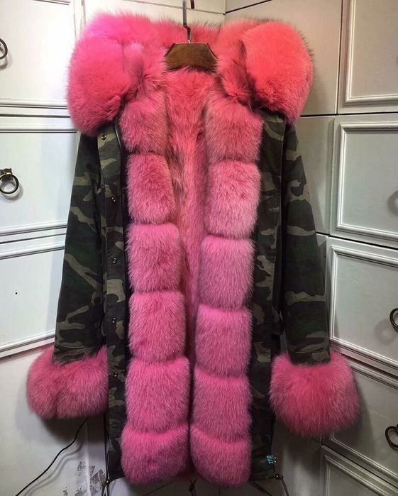 Geaca Parka/blana naturală 100% orice culoare,orice mărime disponibila