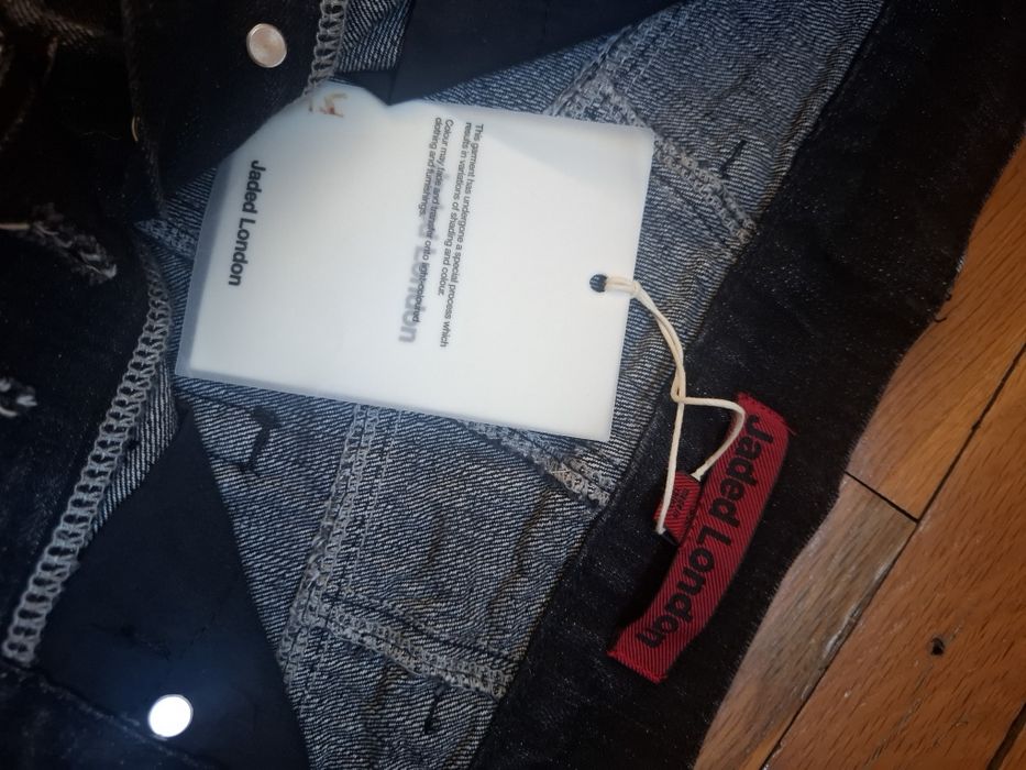 Jaded London Black Bootcut Drift Jeans