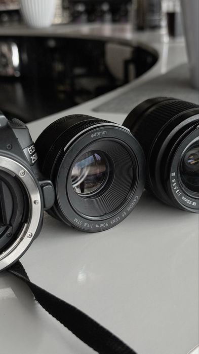 canon eos 250d kit 18-55mm+50mm 1.8