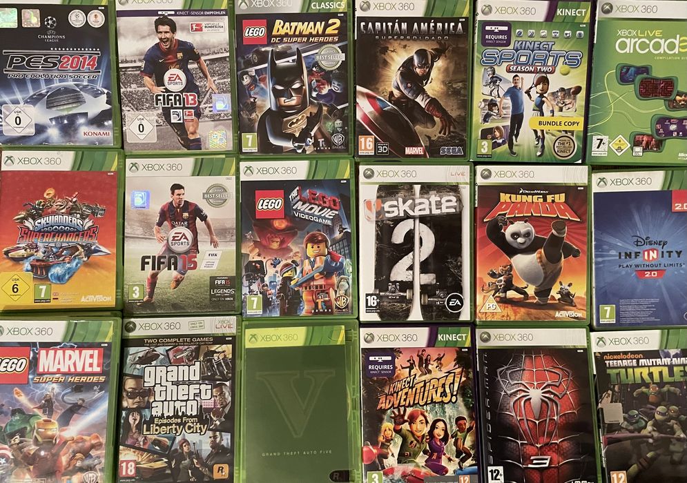 xbox 360 orice model complet 2 jocuri la alegere