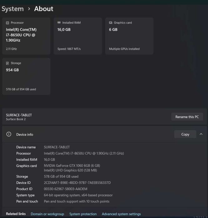 Laptop 2-in-1 Surface Book 2 vârf absolut de gamă