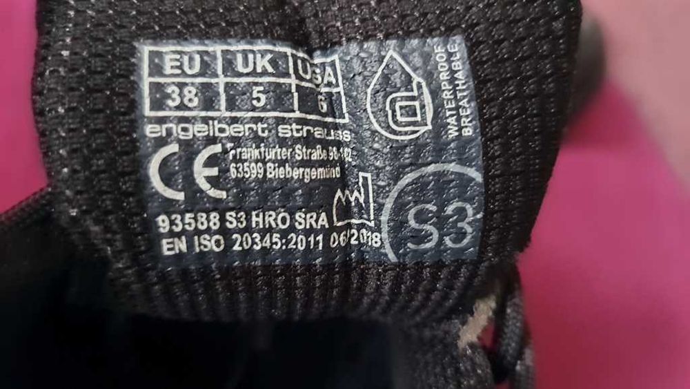 Pantofi impermeabili Engelbert Strauss Turais S3 HRO SRA marimea 38