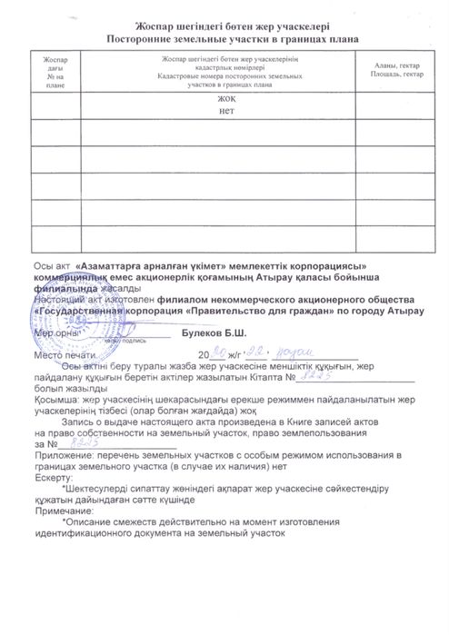 Земельный участок, самал атырау