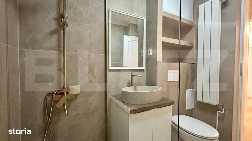 Apartament prima inchiriere, 3 camere, 64 mp, loc de parcare, zona Nuf