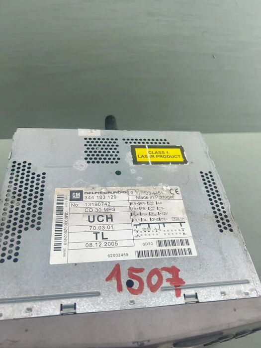 Radio CD 344183129 Opel Zafira 2006 1.6 CNG MT (94 hp)