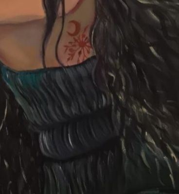 Vând tablou pictat pe panza cu acrilice