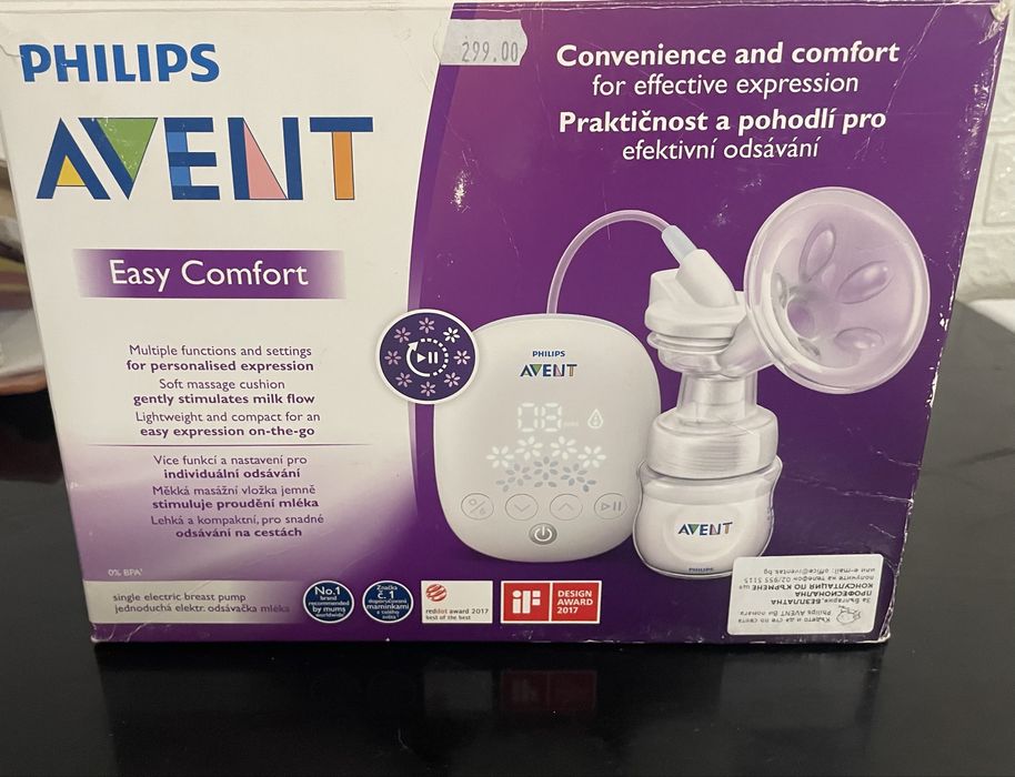 Philips AVENT Електрическа помпа за изцеждане на кърма Easy Comfort