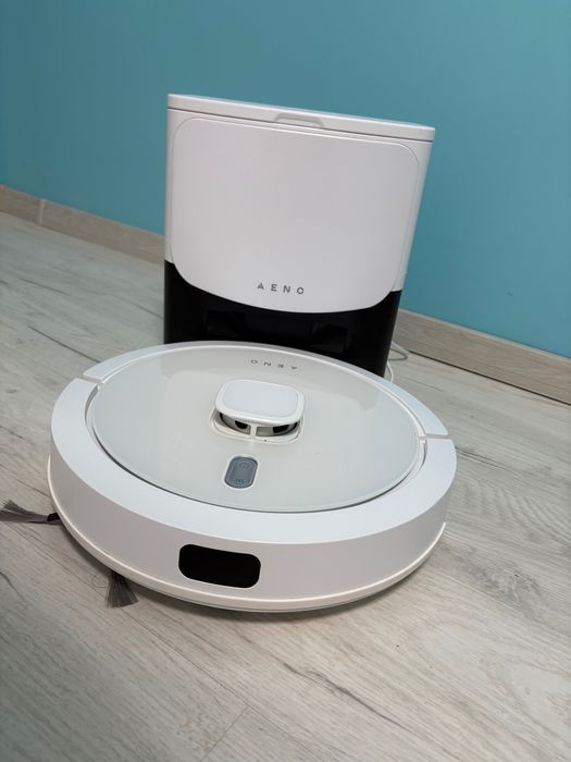 Прахосмукачка робот + моп със станция за самопочистване - Aeno
