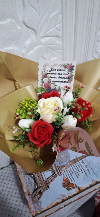 Buchet cu mesaj personalizat