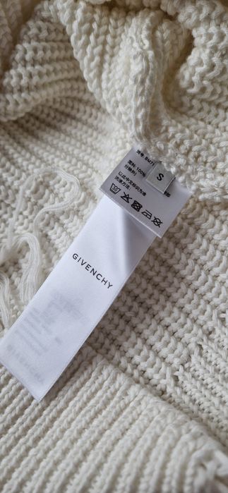 Pullover Unisex Givenchy Distressed Back Logo Knitted Sweater S