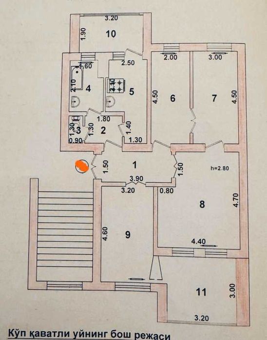Набережная Анхора, продам квартиру, высокопотолочка, 4/4/5, 100 метров