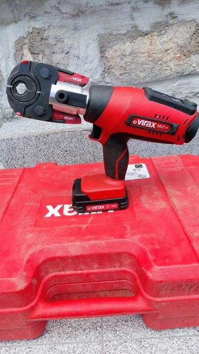 VIRAX M21+ Акумулаторена преса за тръби 18V