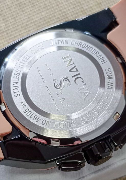 Ceas Invicta Speedway Chronograph Quartz Black Dial  – Barbati