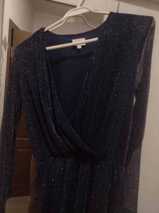 Ефирна рокля с ламе