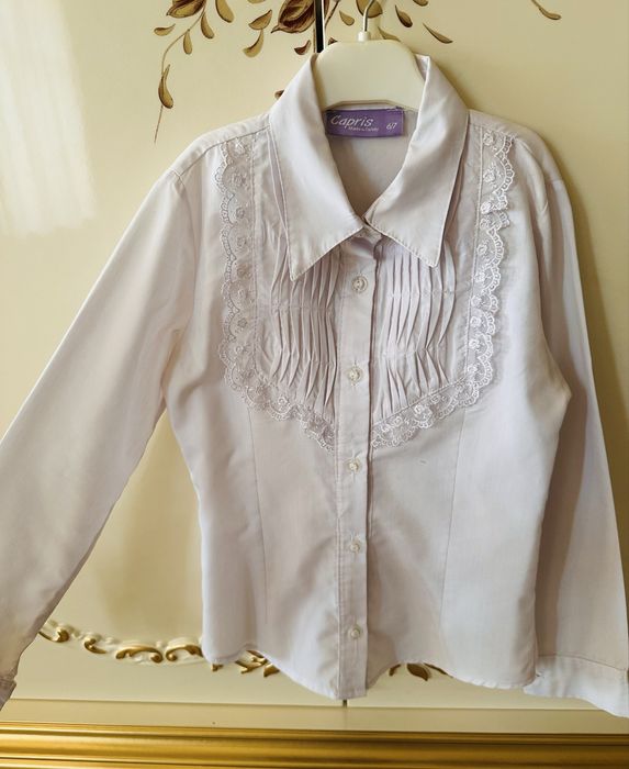 Qizlar uchun oq kofta, школьная рубашка, qizlar uchun ,maktab formasi