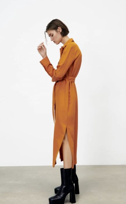 Rochie din in Zara limited