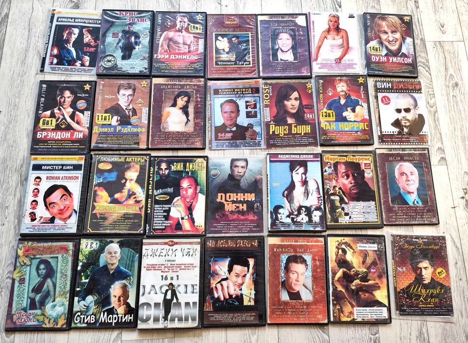 Диски DVD фильмы разные жанры