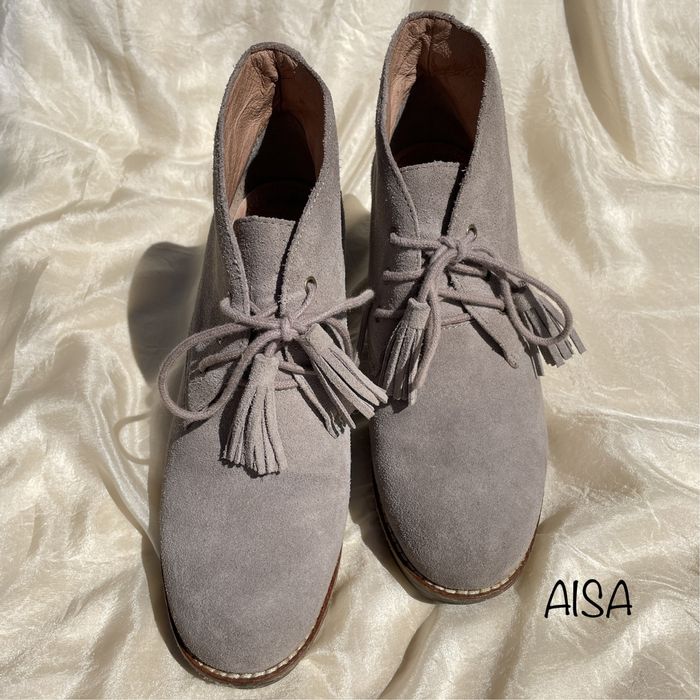 Ghete din piele întoarsă-Scholl, mărimea 38