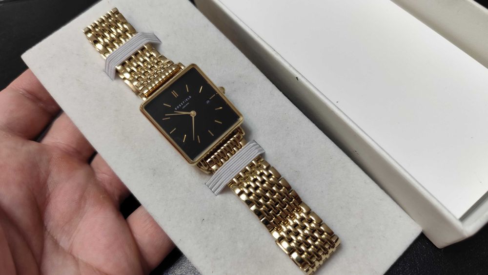 Rosefield Black Gold  / Луксозен Часовник