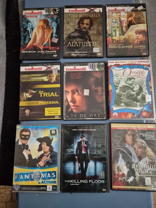 Pachet de cate 6 DVD-uri la alegere din colectie de 33 DVD-uri diverse
