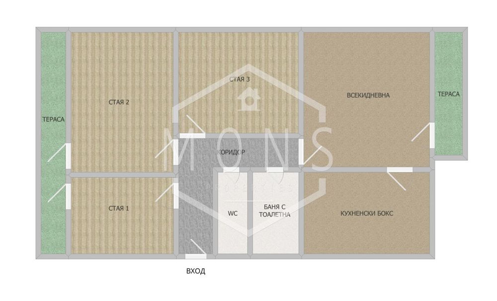 Продава се Четиристаен апартамент в Севлиево - 97 кв.м за 401 €/кв.м - Снимка #12