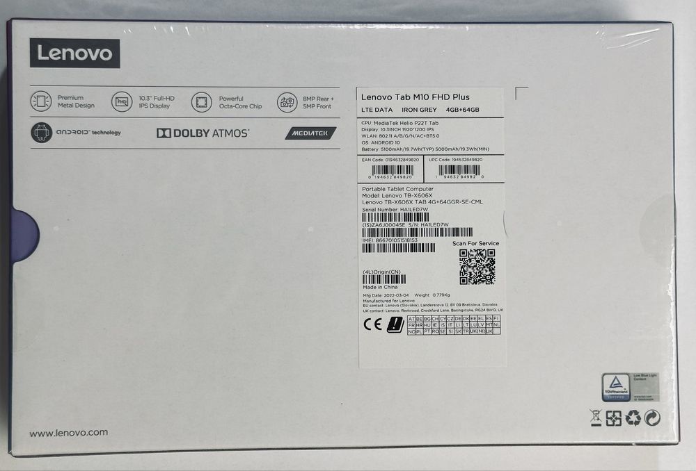 Нов! Таблет Lenovo Tab M10 Plus