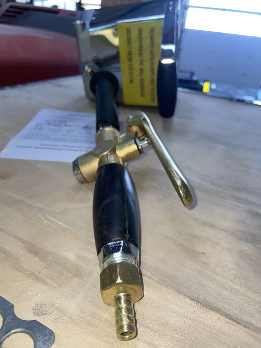 Pistol tencuit pompa inox cancioc tencuiala 4 diuze pneumatica sprit